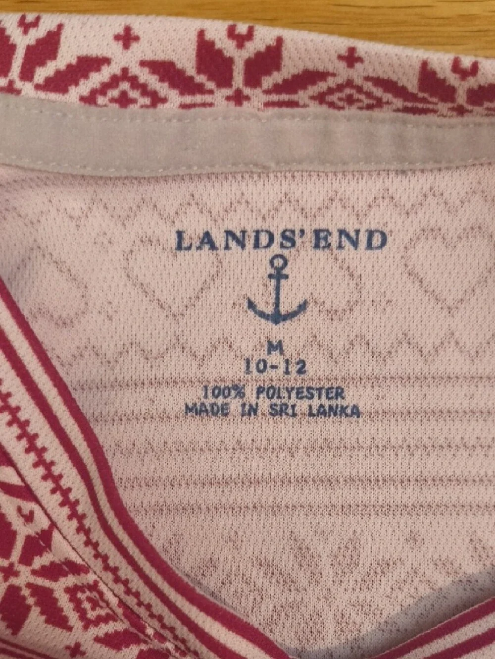 Lands' End Pajama Set Size M 10/12 GU